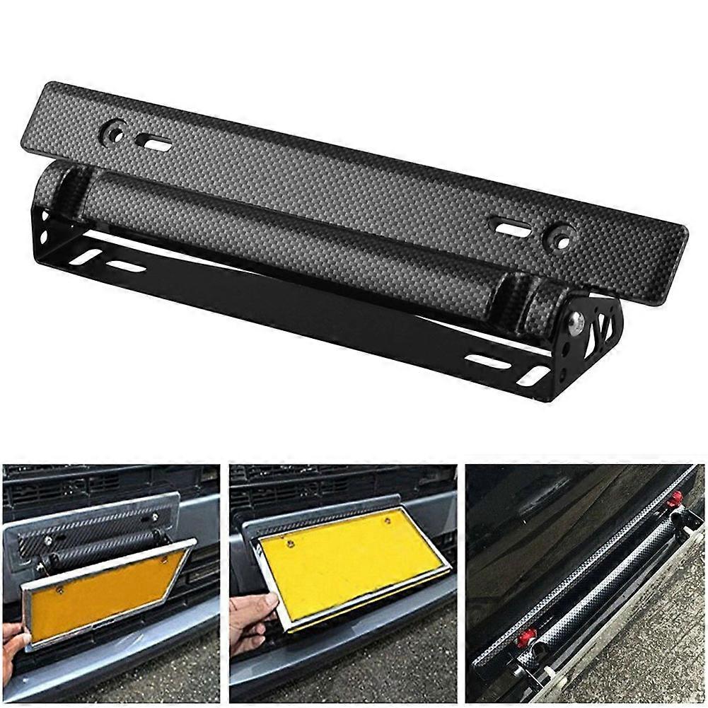 Car License Plate Frame Shield Protection Adjustable Holder Universal Durable Cover
