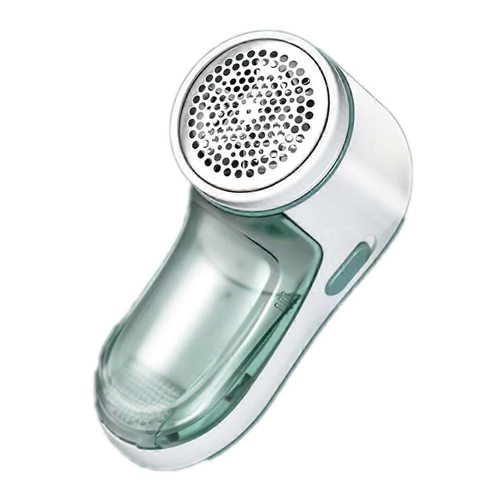 Portable Fabric Shaver Lint Remover Sweater Defuzzer Battery Powered with Upgraded 3-Leaf Blades Large Trash Bin Pilling Trimmer for Clothes