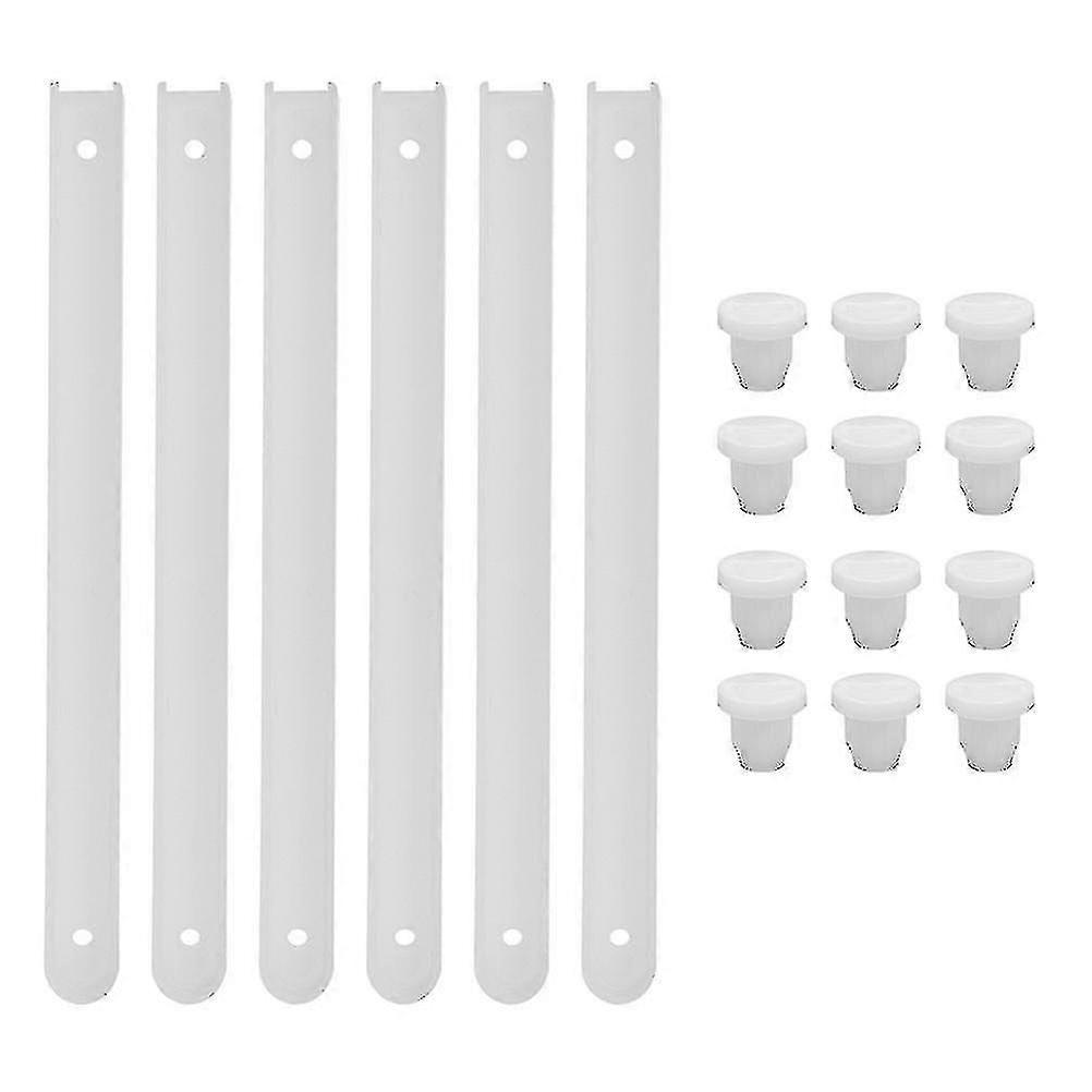 3 Sets Plastic Drawer Slides Drawer Replacement Parts Drawer Rails Drawer Track Rails -n1994