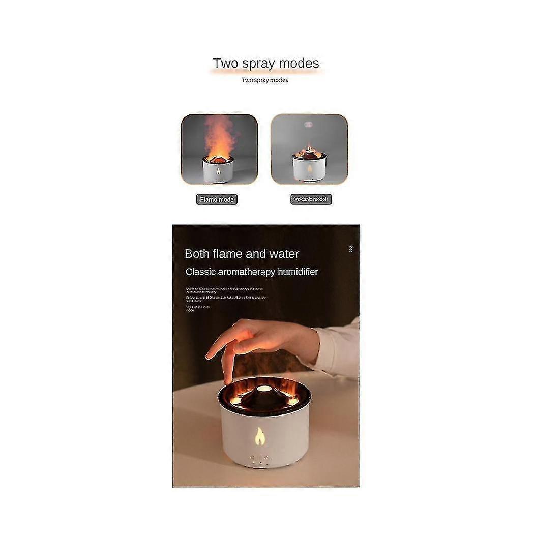 Diffuser Desktop Diffuser Essential Oil Humidifier Automatic Sprayer Home 360ml Eu Plug B