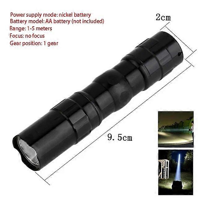 LED Powerful Light Mini USB Flashlight Portable Waterproof Flashlight Outdoor Camping Mountaineering Lighting Flashlight