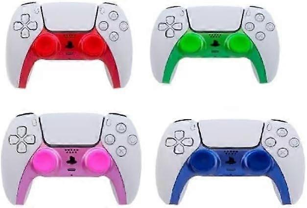 Styling Kit Faceplate Shell & Thumbs Grips 4 Color For PS5 Dual Sense Controller
