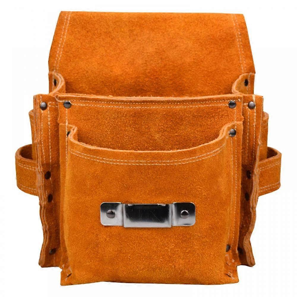Pu Leather Tools Organizer W/ Belt Organizer Adjustable For