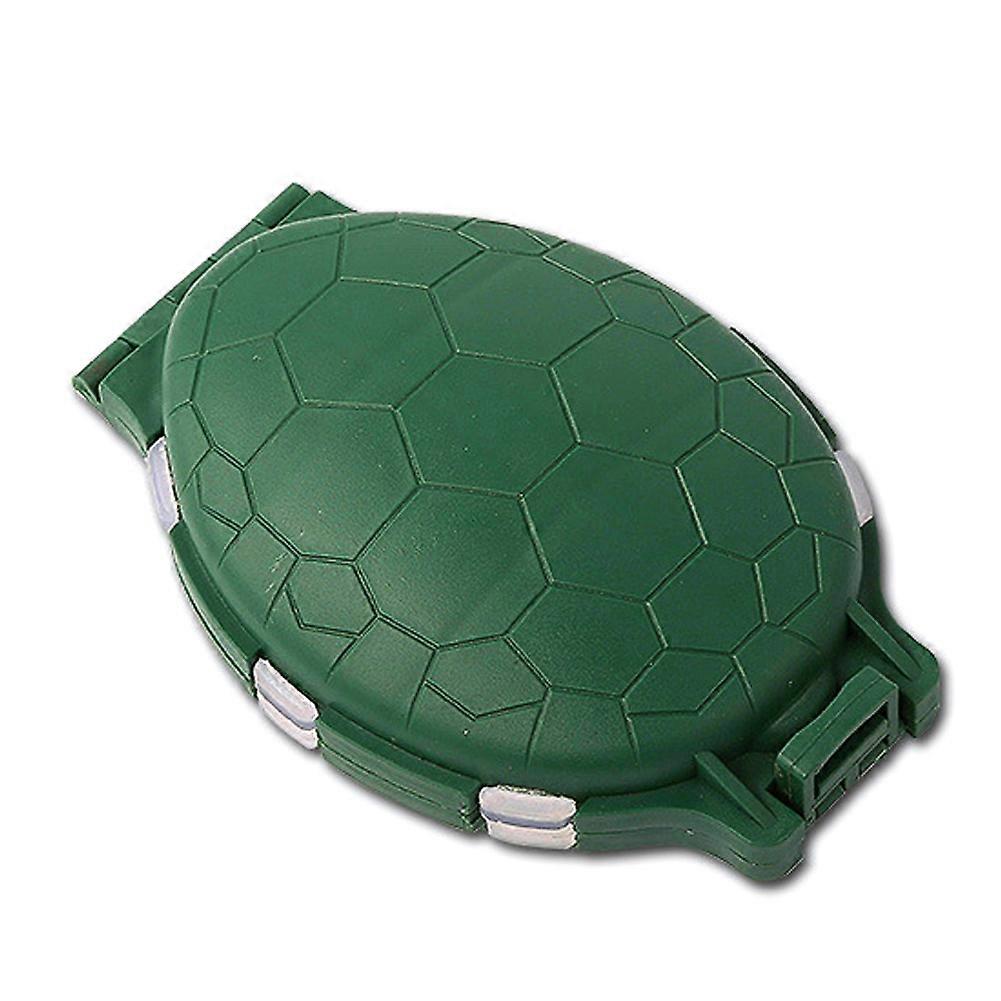 12 Compartments for Turtle Fishing Lure Hooks Storage Tackle for Case Pocket Too