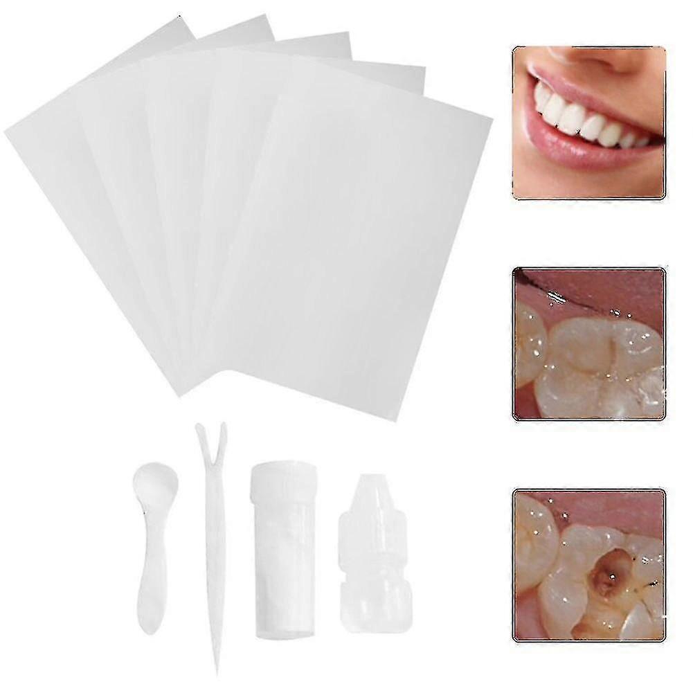 Repair Cement Teeth Gap Falseteeth Solid Glue Set Tooth Filling Kit Temporary Dental Fake Teeth Glue Tooth Gaps Repair Kit