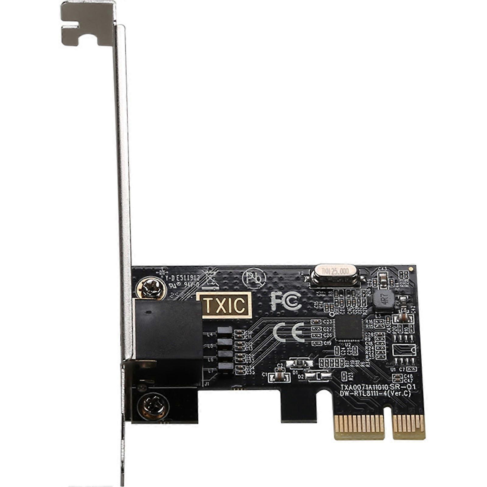 PCI-E Network Card Adapter Professional-Grade Network Card Lan Adapter Wide Compatibility & Security