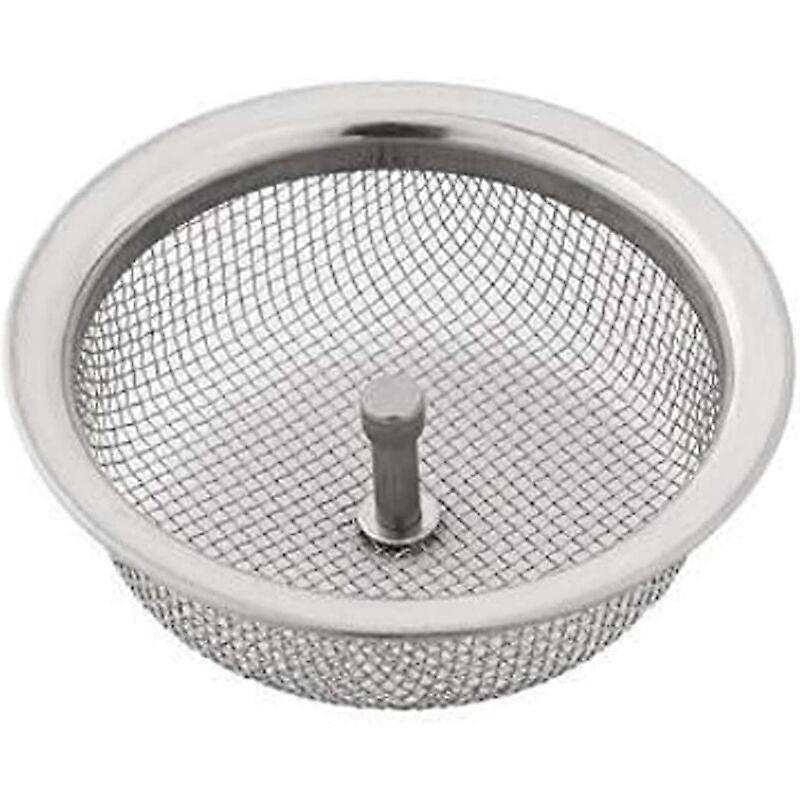 Stainless Steel Anti-Clog and Anti-Clog Kitchen Sink Filter Sink, Large Diameter 8.3cm