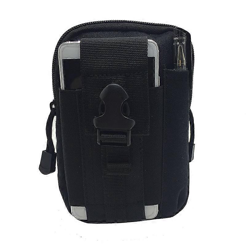 Tactical Molle Pouch EDC Men Belt Waist Bag Compact Outdoor Multipurpose Utility Gadget with Cell Phone Holster Holder