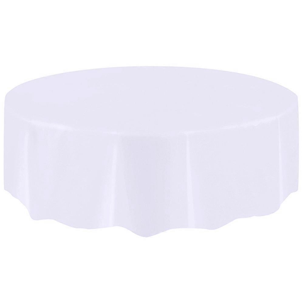 Plastic Waterproof Large Wedding Party Disposable Circular Table Cloth Cover KAESI