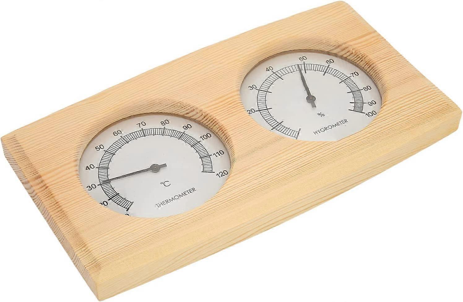 Temperature Humidity Meter, Compact Size, Wall Mounted, Simple Style, Clear Display, Pointer, Hygrometer, Thermometer for Indoor Use