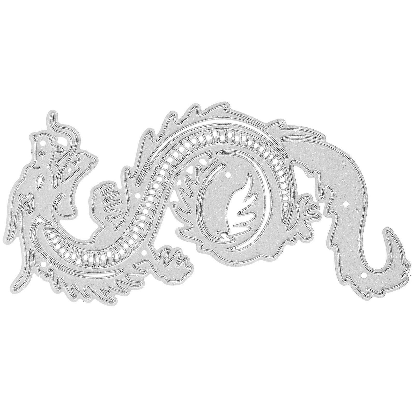 Dragon Modeling Cut Die Decorative Cutting Die Metal Cutting Stencil DIY Cutting Die Craft DIY Die Cut