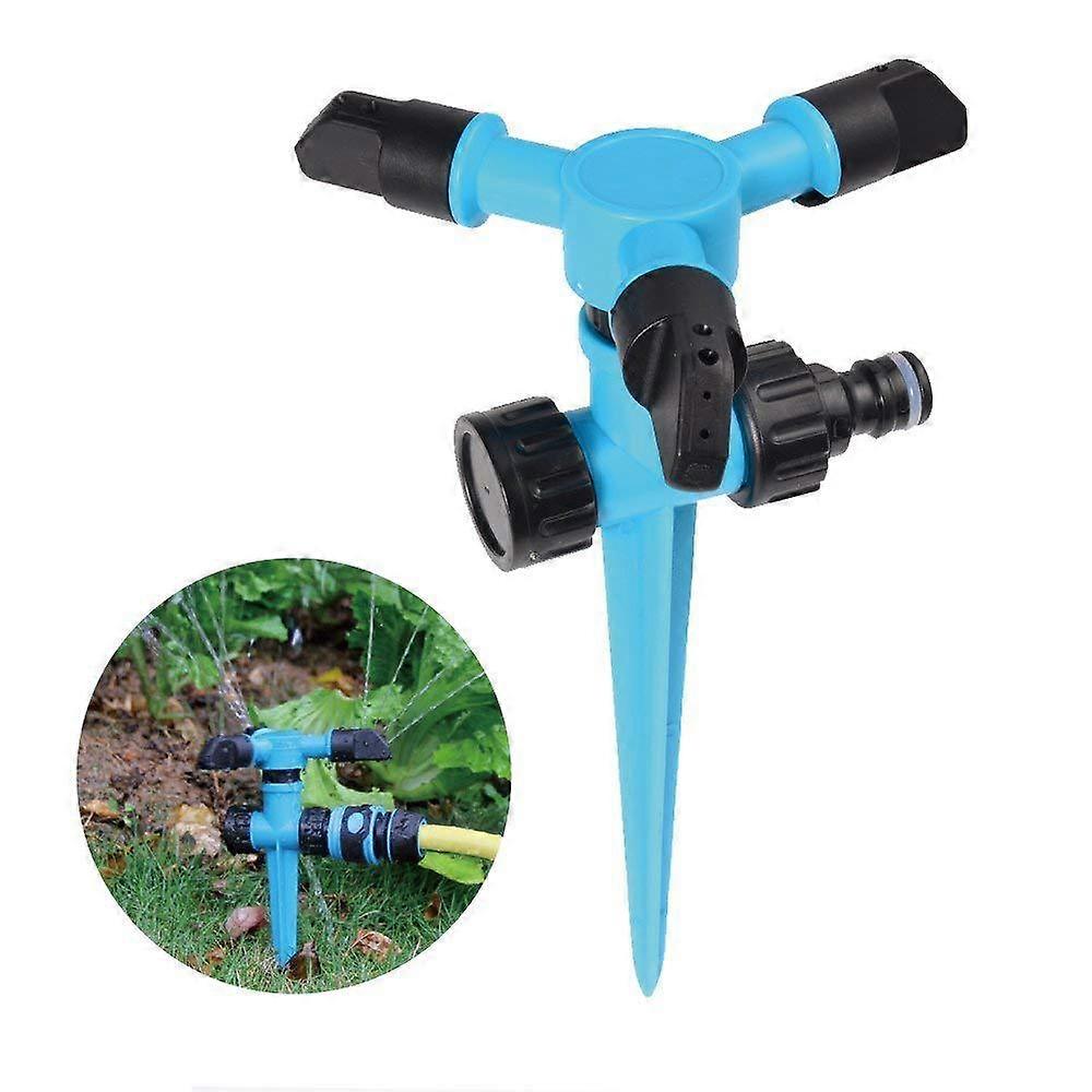 3-arm Rotating Sprinkler, Automatic Garden Lawn Sprinkler, Portable Irrigation System, With Adapter Kit
