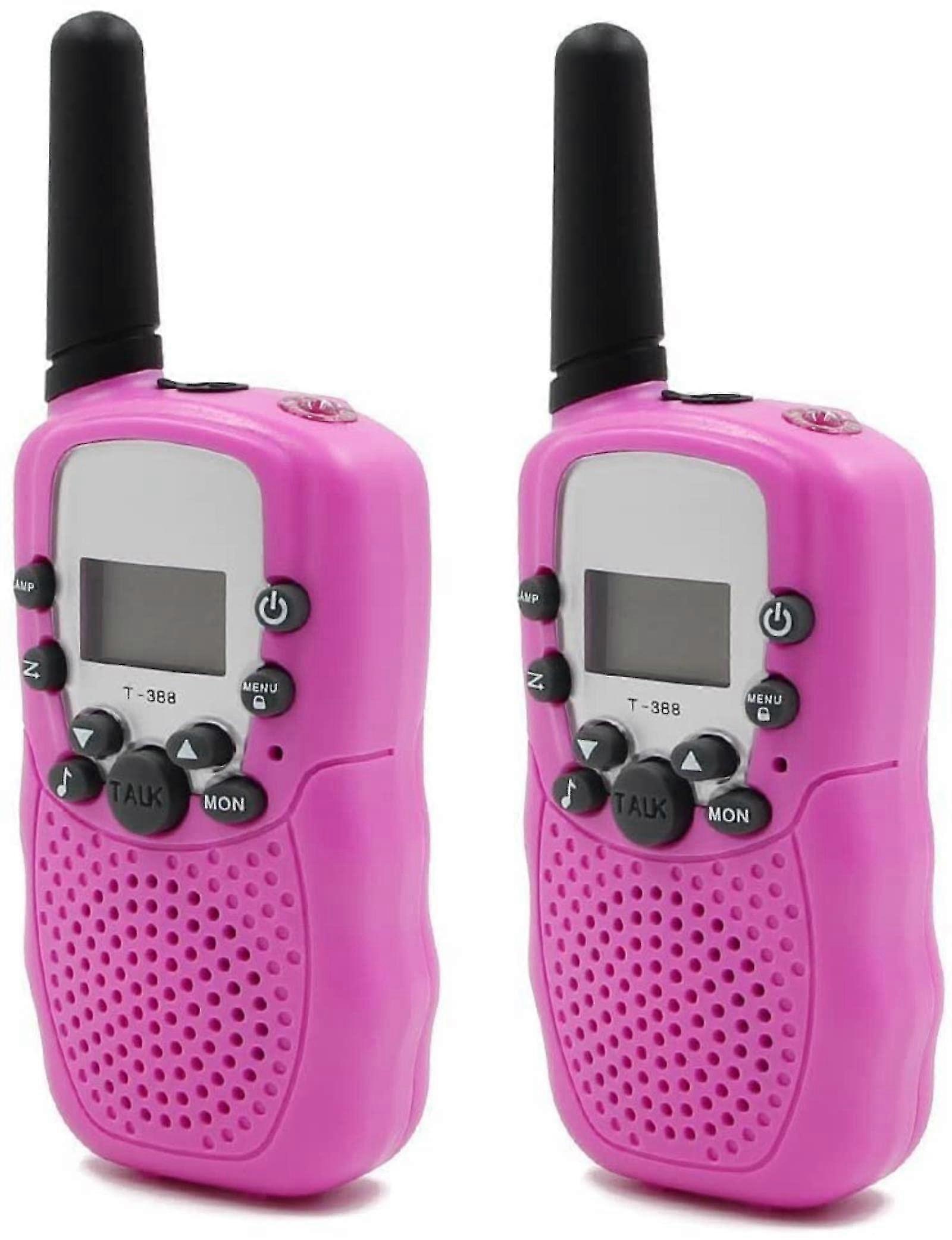 Bambini Walkie Talkies T-388 8 canali 2 vie Radio Interfono con built-in Led Torch Vox Lcd Display,1 coppia
