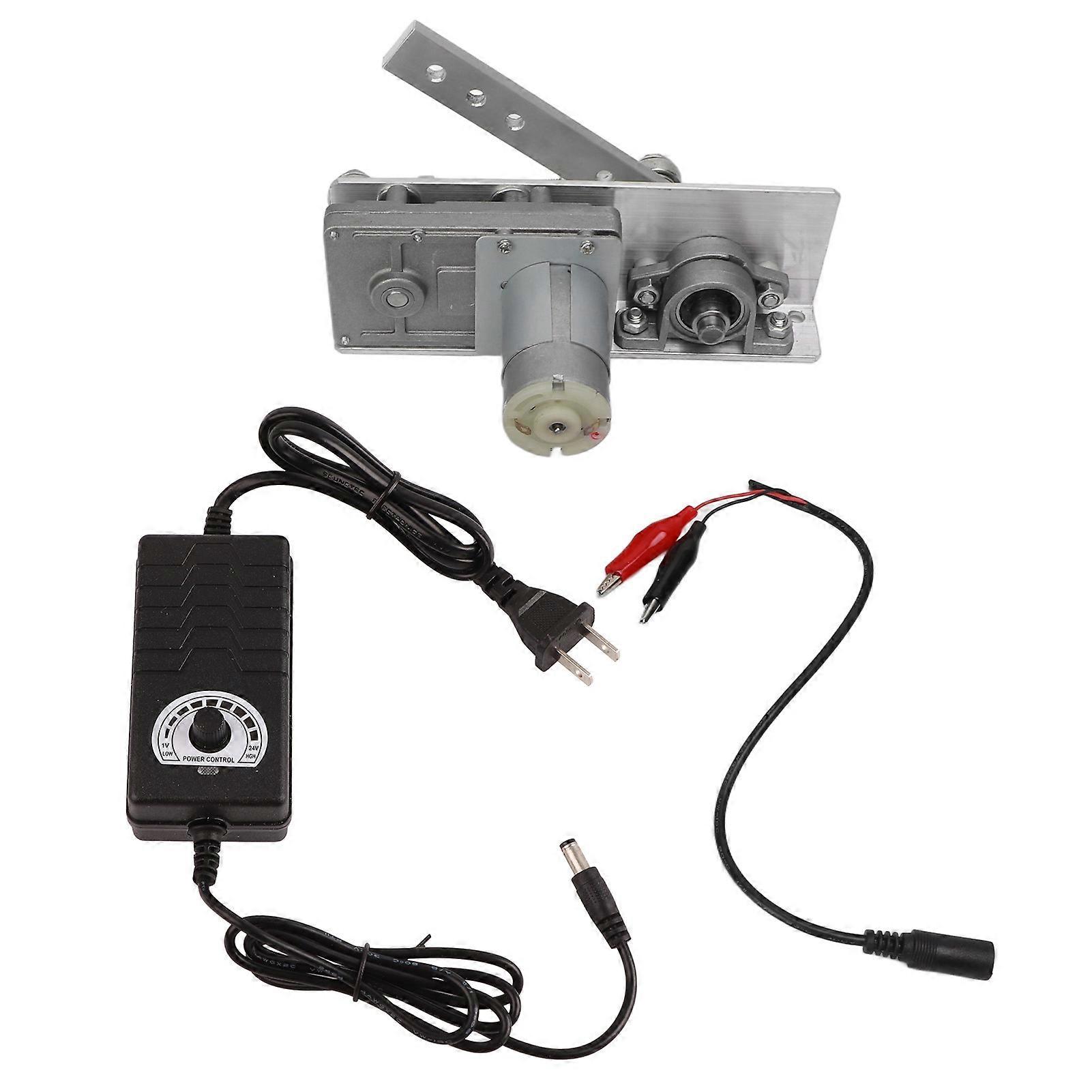 DC 24V Cycling Reciprocating Motor Adjustable Speed Linear Motion Actuator 10?130 US Plug 100?240V 45 Times Per Minute