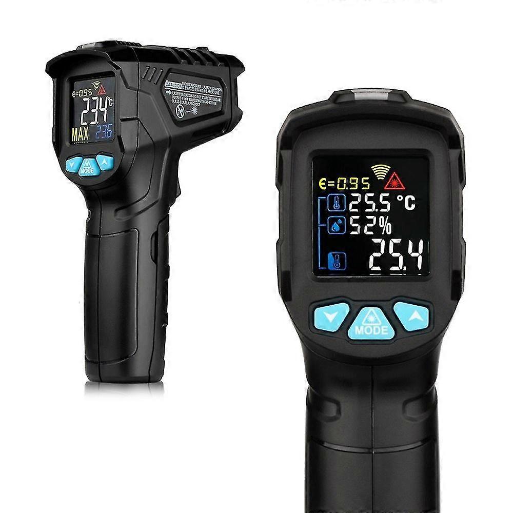 Industrial Digital Infrared Thermometer -50~380-degrees Celsius Handheld Lcd Temperature Hygrometer Non-contact Ir Pyrometer Tester