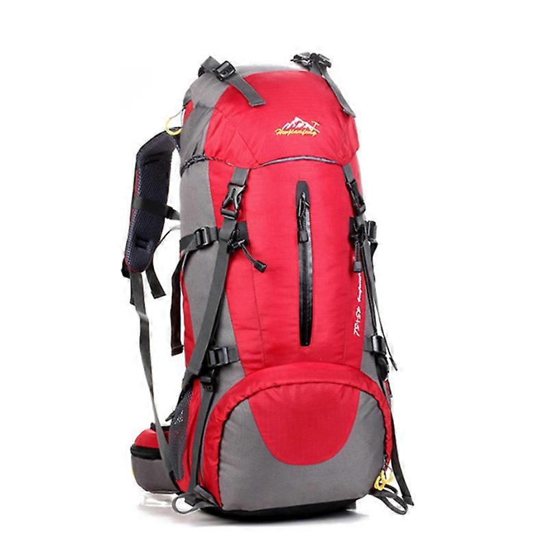 50L Hiking Backpack, Waterproof Camping Essentials Bag with Rain Cover, 45+5 Liter Lightweight Backpacking Back Pack