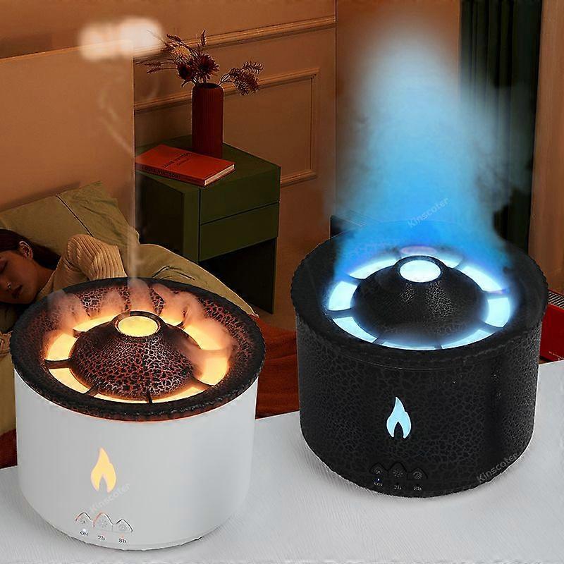 GaiBoSiKinscoter Aromatherapy Essential Oil Diffuser - Air Humidifier with Jellyfish Smoke Ring Volcanic Flame 360ml2