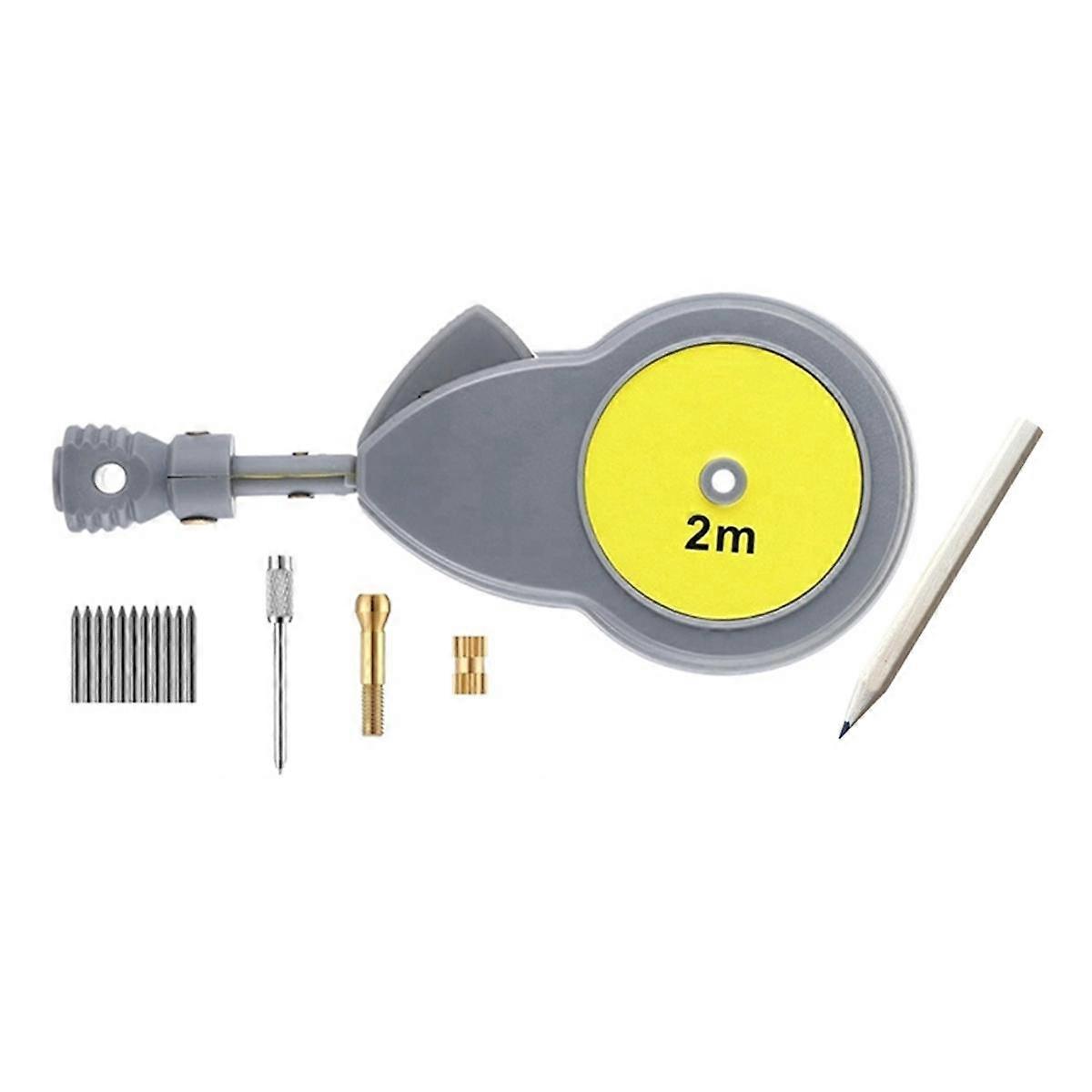 Rotape Tape Measure Compass,Tape Compass,Measure Beam Compass for Drawing Circles and Lines with Ta