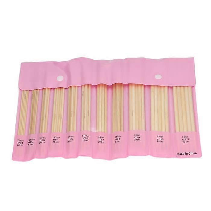 Double Pointed Bamboo Knitting Needles 55pcs Double Pointed Bamboo Knitting Needles Knitting Needles