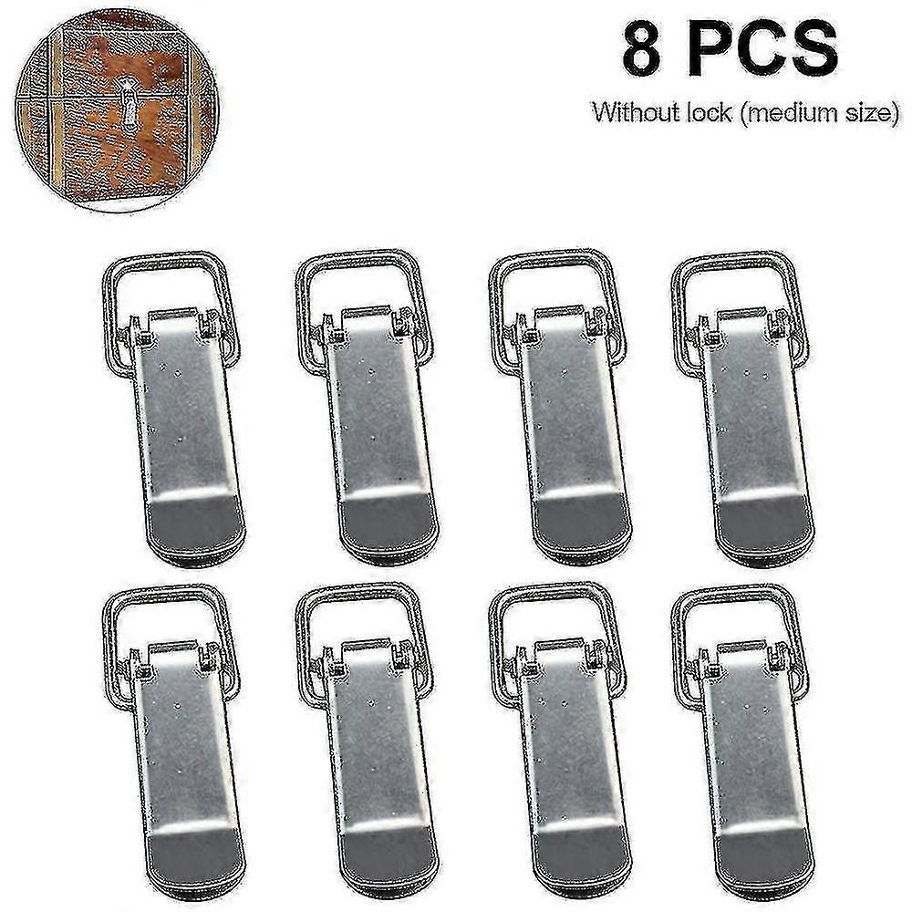 أقل الصلب تحميل تبديل مزلاج قبض كليب للجذع ، القضية ، مربع ، ومع 8 حزمة