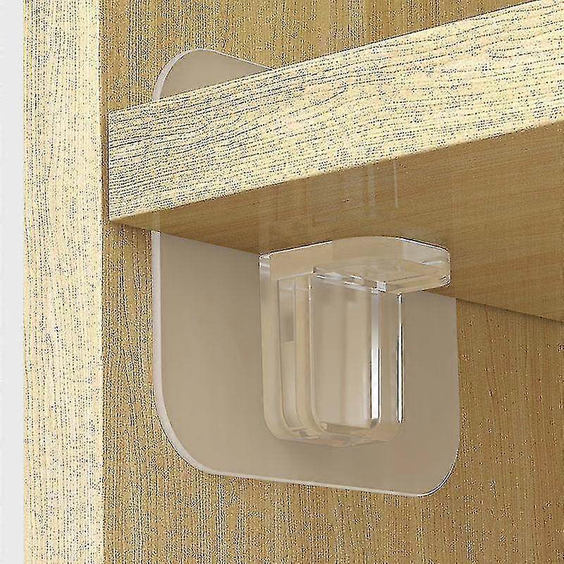 10pcs Adhesive Shelf Support Pegs Shelf Support Adhesive Pegs Closet Cabinet Shelf Support Clips