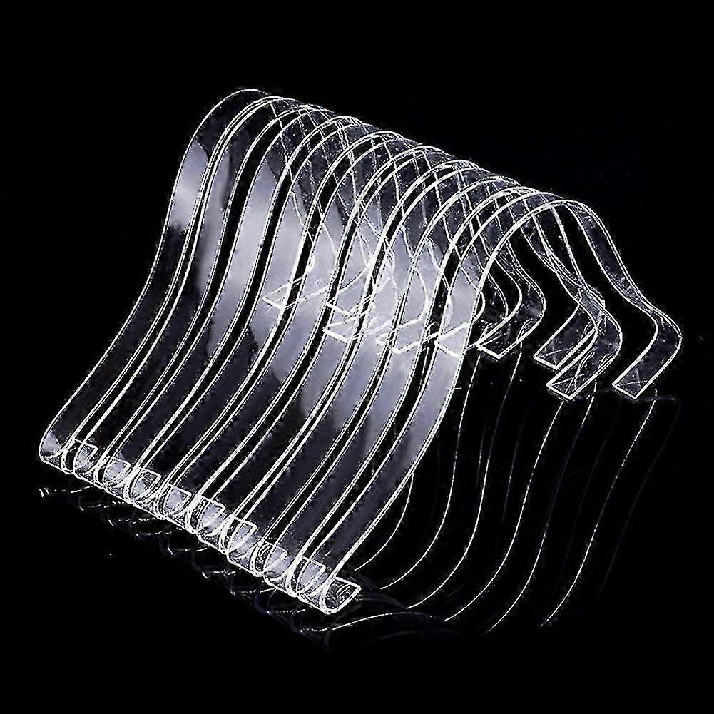 10 Pcs/5 Pairs Acrylic Clear Sandal Shoes Display Stand Inserts Holders Shoe Display Rack Shoe Suppo