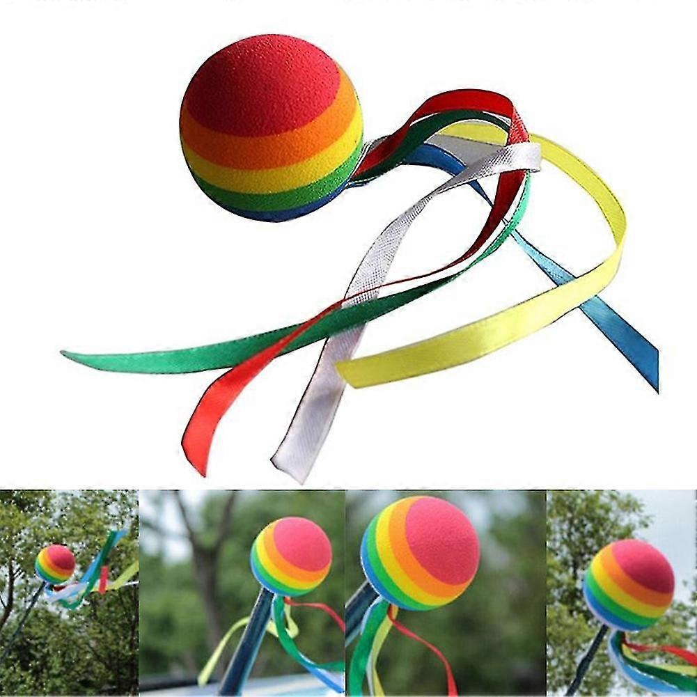 Panglică colorată curcubeu minge auto-styling vehicul antenă topper decor TSUNDEAU
