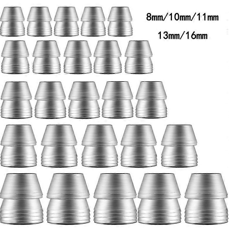 25pcs Safety Round Handle Wedges, Handle Splitting Wedge Axe Hand Metal Shim Steel Round Shim for Axe Claw Hammer Sledge