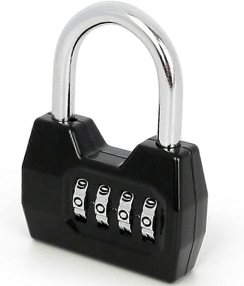 Keyless Digital Combination Padlock, Weatherproof Security Lock for Outdoor Use, Adjustable Shackle, 4 Digit Code