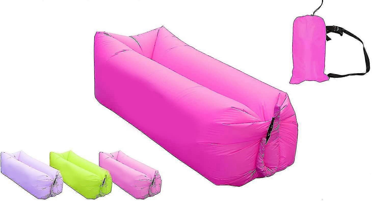 Rask oppblåsbar solseng Bærbar utendørs innendørs vindseng solseng