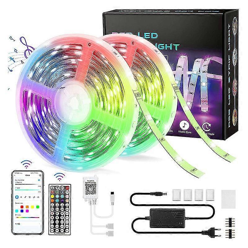 Led Light Strip 50 Feet Smart Light Strip With Application Control Remote