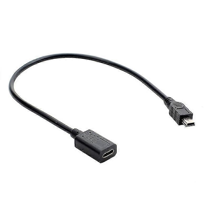 USB C na Mini USB 2.0 adaptér typu C samice na Mini USB samec adaptér kabel