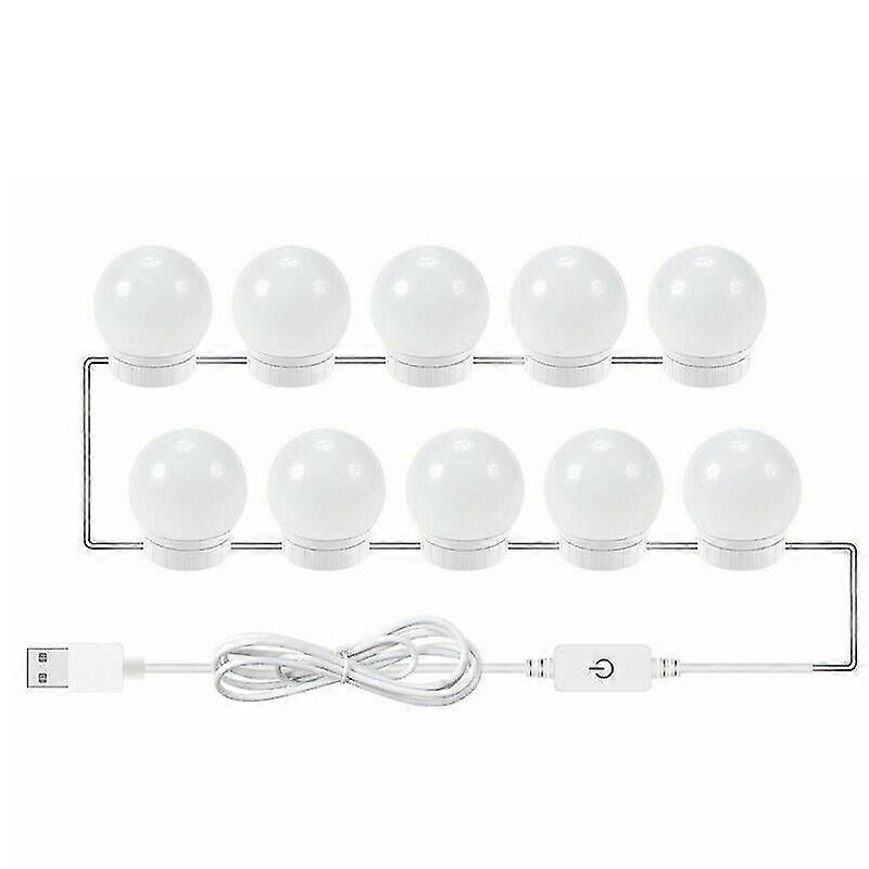 Dimmable USB LED Makeup Mirror Light Bulb Wall Lamp for Dressing Table