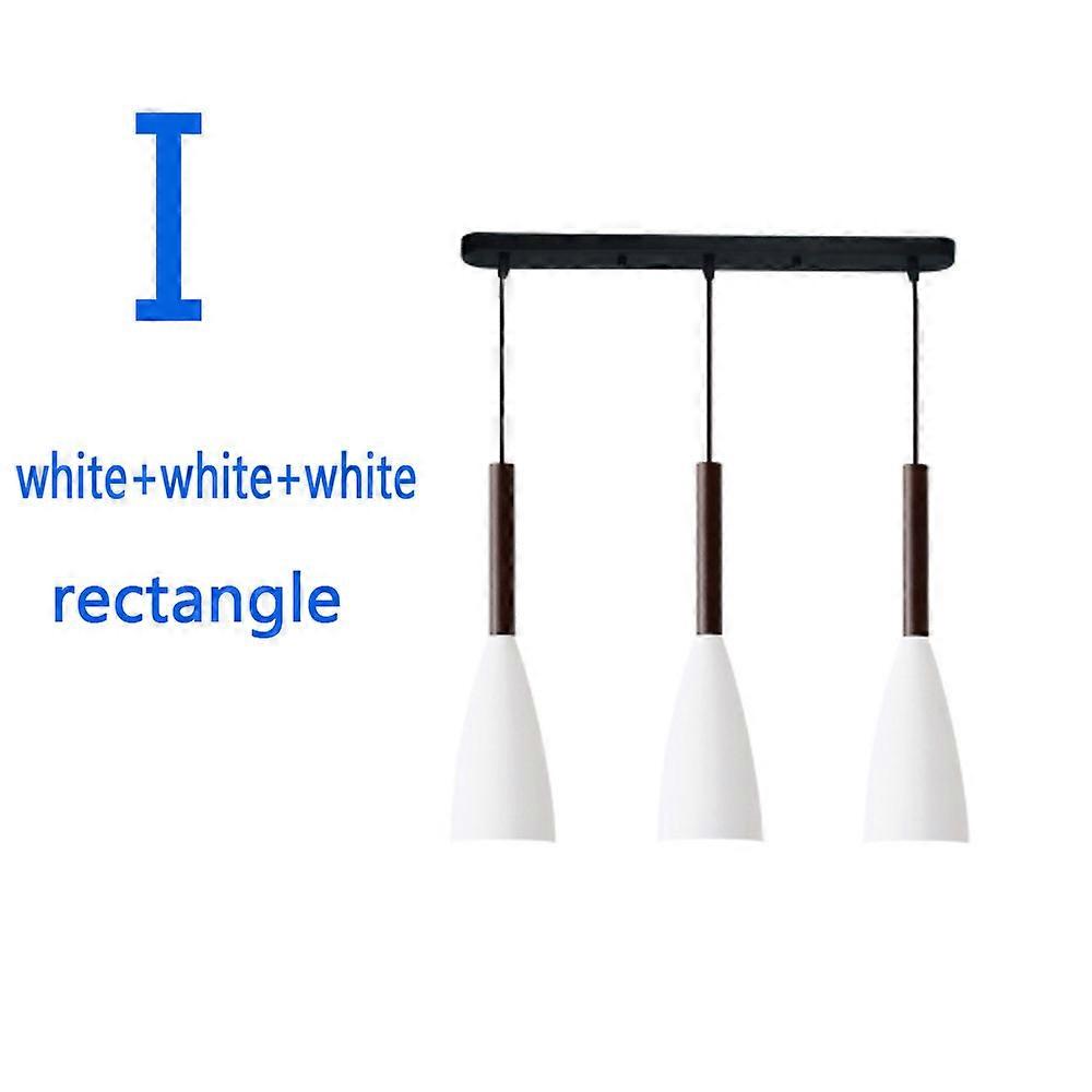 Lampade a sospensione nordiche Lampade a sospensione moderne Lampada multicolore a luce semplice minimalista 3 teste per cucina sala da pranzo bar