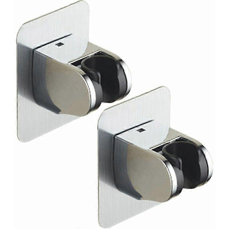 Non-piercing Hand Shower Holder Adjustable Angle Super Power Waterproof 2 Pack S'arern