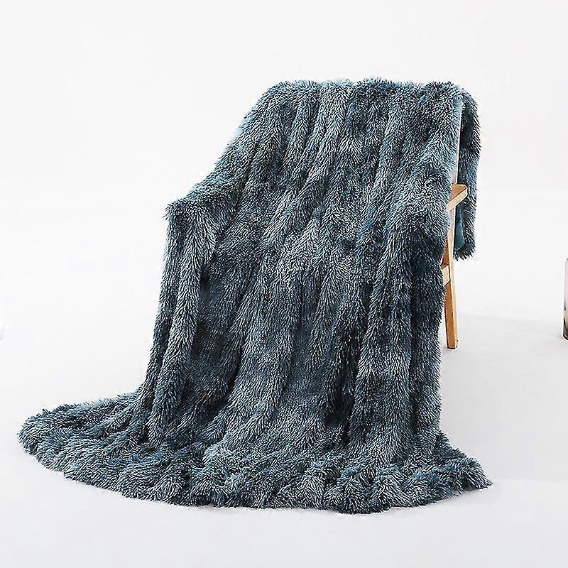 Tie-dye Blanket, Sofa Rainbow Blanket, Winter Double-layer Gift Plush Blanket, Crystal Blanket