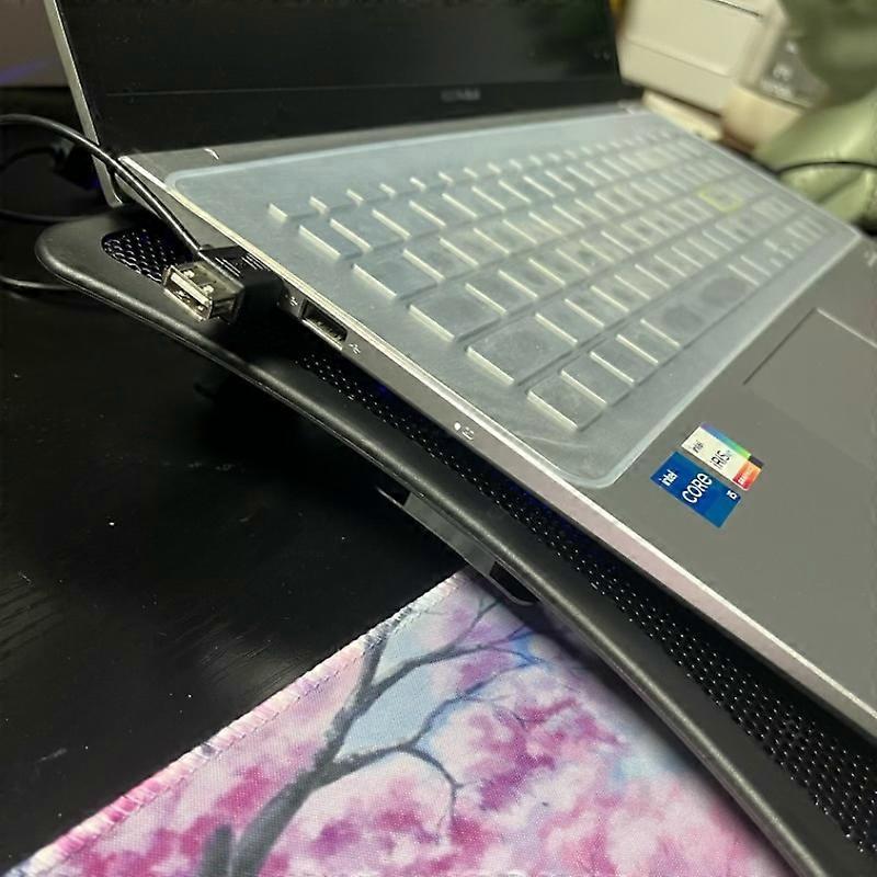 Notebook radiator router radiator computer radiator bracket with lamp radiator mute fan