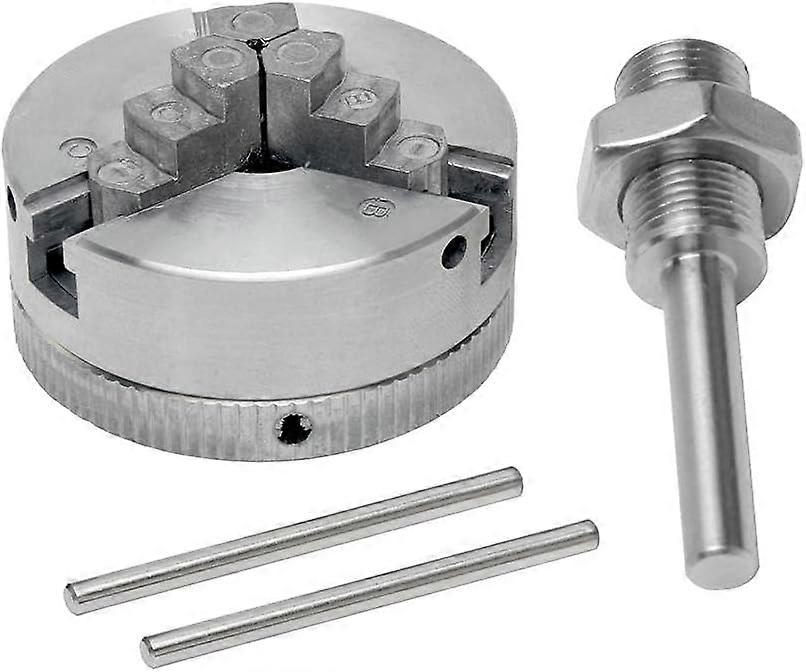 Three Jaw Chuck - Zinc Alloy Mini Lathe Three Jaw Chuck M12*1 Chuck Electric Hand Drill Connecting Rod Power Tool - Metal Tool