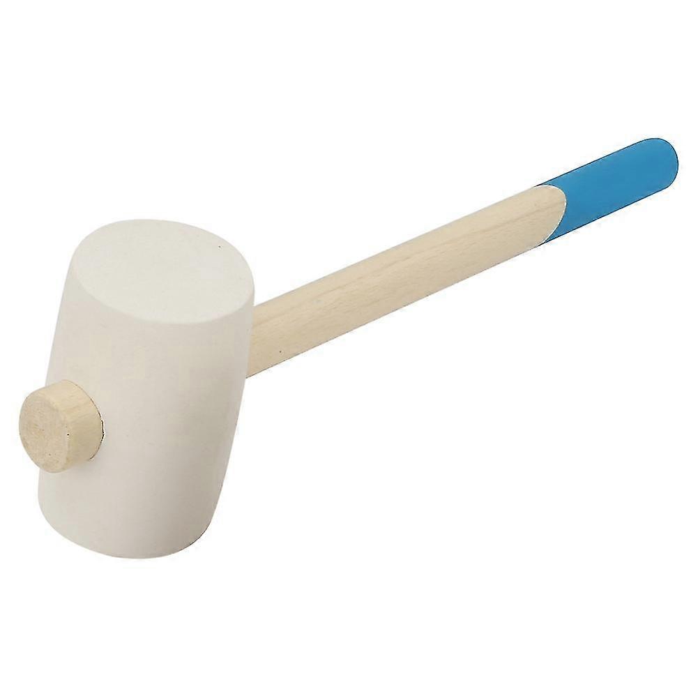 16oz Rubber Hammer with Wood Handle for Installation Works