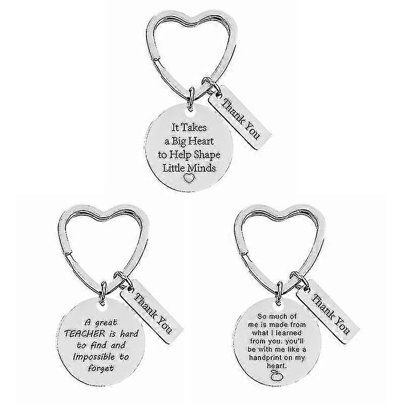 3st Lärarens dag Nyckelring Läraruppskattning Nyckelring Gåvor För lärare Smycken