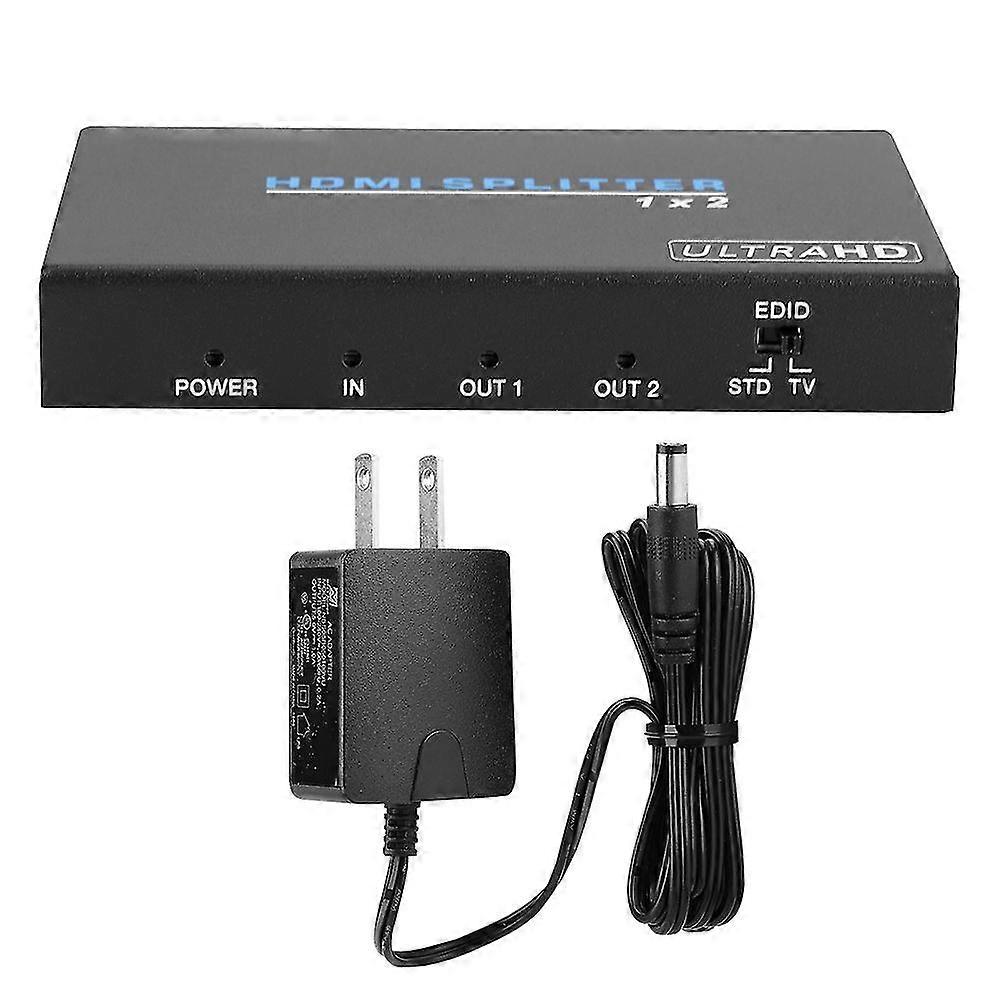 4K HDMI Splitter with HDCP2.21.4, DVI 1.0 and 3D Support for STB, DVD, HD Player