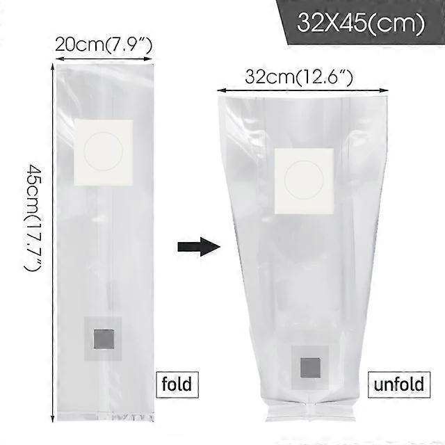 Mushroom Plant Growing Kits Bag, Polypropylene Heat Resistant Bags, Ideal For Fungus And Grains, Shortened Mycelial Fermentation Cycle