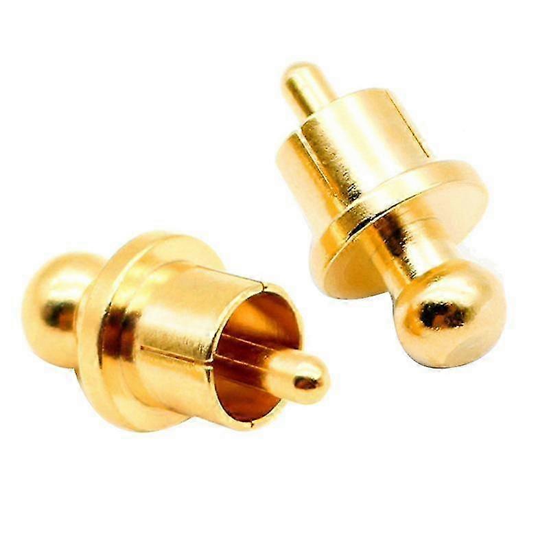 8Pcs Socket Cover Cap Gold Plated RCA Cap Plug Short-Circuit Socket Phono Connector Shielding RCA Shielding Plug