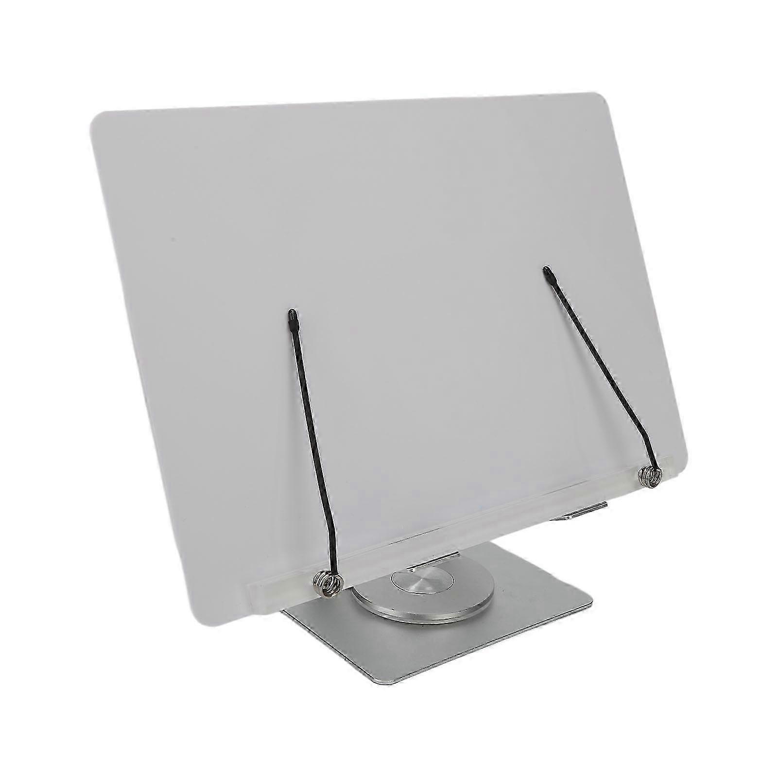 Support de livre pour la lecture Ergonomique réglable en hauteur Support mains libres rotatif à 360 degrés