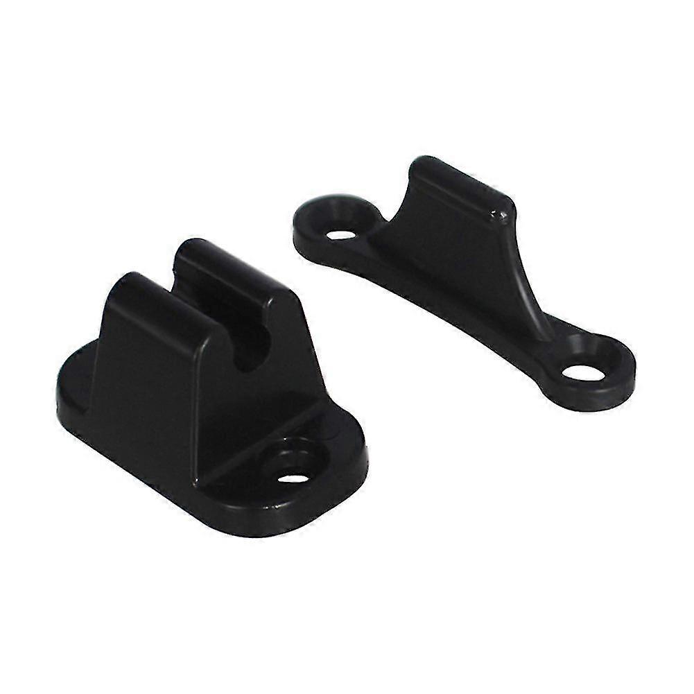 Door Retainer Kit T Shape Door Stop Retaining Catch Latch Black