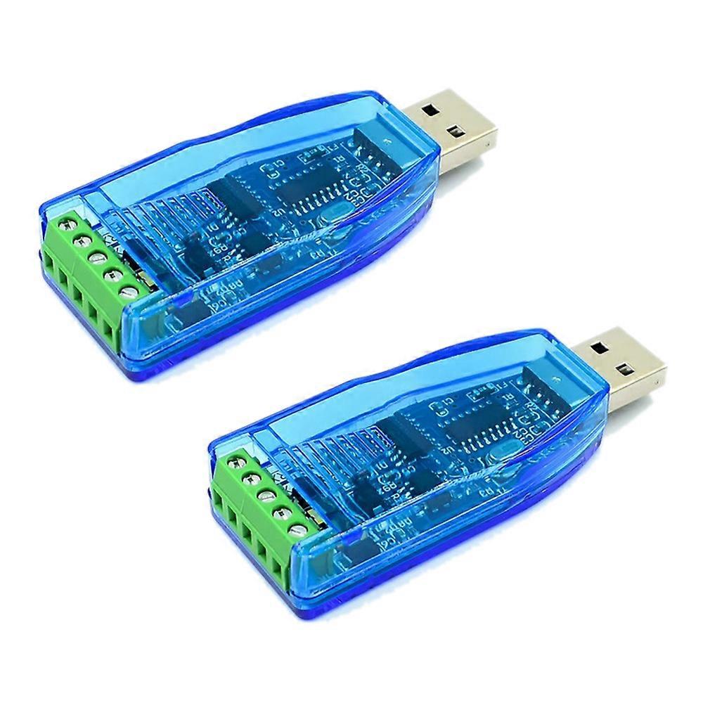 2Pcs USB to RS485 Converter Isolate Module Upgrade Industrial ESD Protection CH340E Standard -485 C