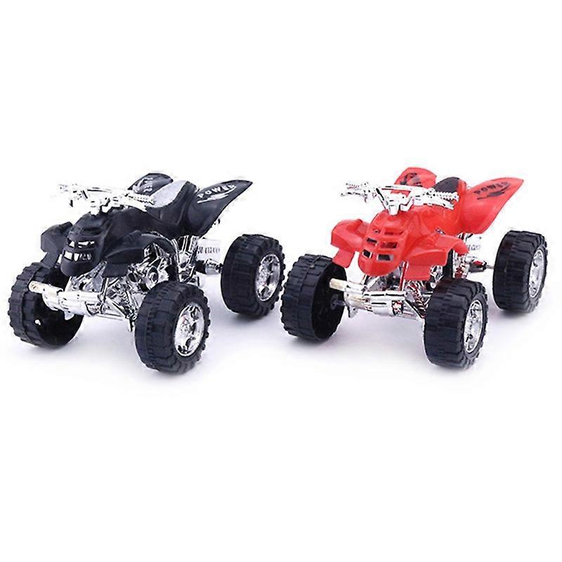 Educational Toy For Kids Pull Back Mini Inertia Simulation 4Wheel Beach Off-Road Motorcycle Vehicle Motocross Model Random Color