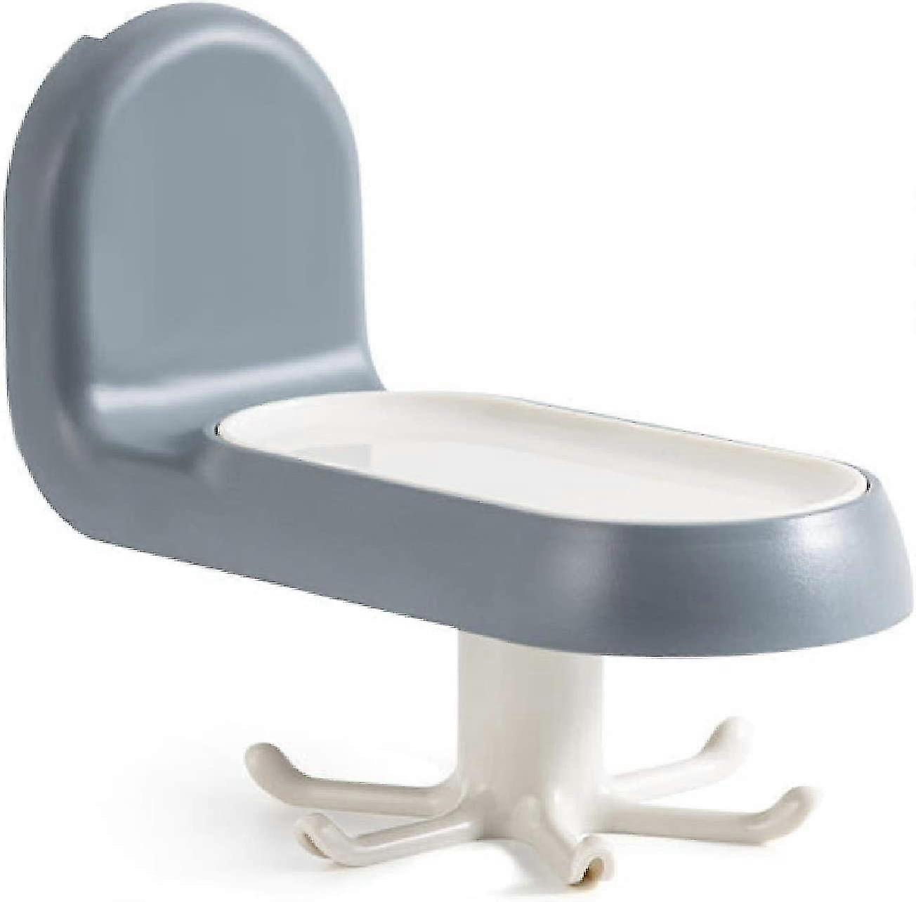 Wall Rack Kitchen Bathroom Hook 360  Rotating Kitchen Utensil Holder With 6 Hooks