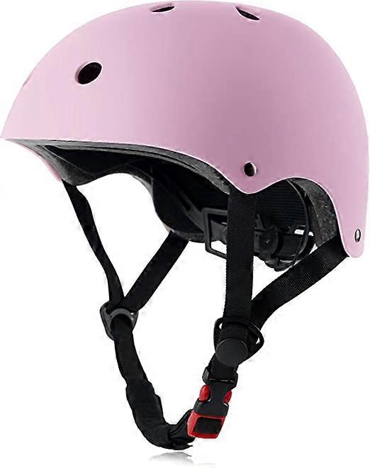 Casque de vélo de scooter Certifié CPSC Léger Réglable et polyvalent Bike Ride Scooter, 3 tailles rose S