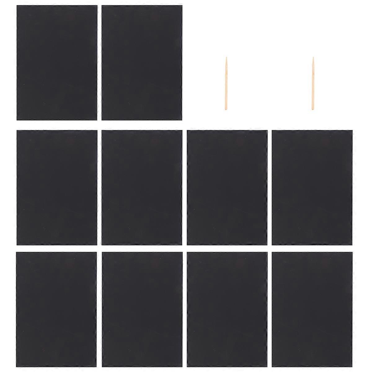 2 Pack Kids DIY Project Rainbow Scratching Notes Kids Scratch Set Black Scratch Paper